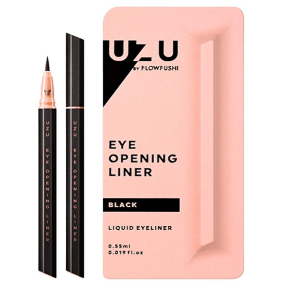 UZU by Flowfushi Eye Opening Liner Liquid Eyeliner Japan Yamato Takumi Brush NEW - Picture 1 of 7